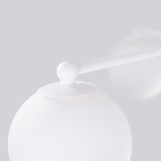 Lámpara Cumo blanco, 3 luces