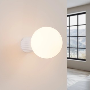 Aplique de pared Mido blanco