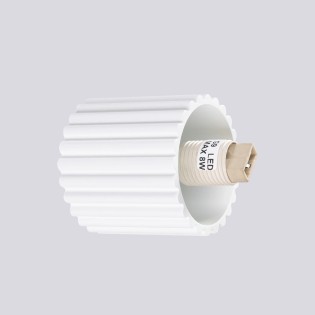 Aplique de pared Mido blanco