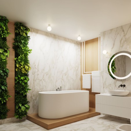 Foco de superficie Mido blanco