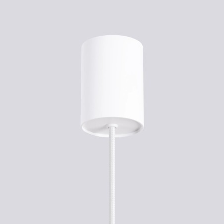 Lámpara colgante Mido blanco, 1 luz