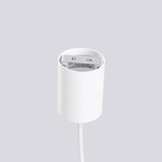 Lámpara colgante Mido blanco, 1 luz
