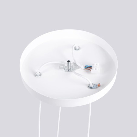 Lámpara colgante Mido blanco, 3 luces