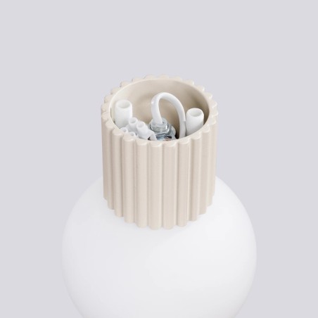 Aplique de pared Mido beige