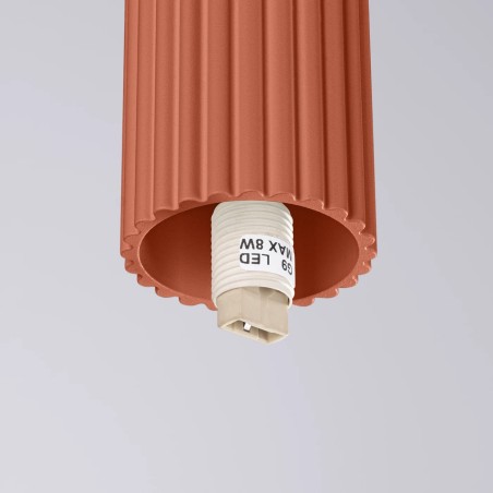 Foco de superficie Mido rojo