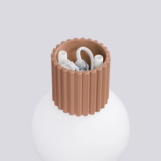 Aplique de pared Mido moca