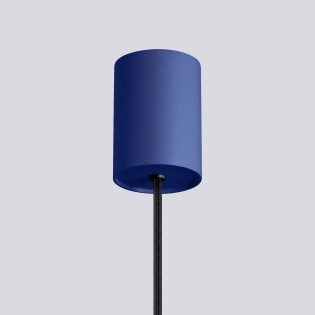 Lámpara colgante Mido ultramarino, 1 luz
