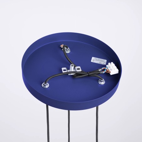 Lámpara colgante Mido ultramarino 3 luces