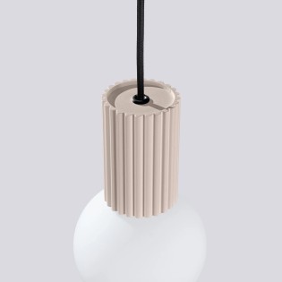 Lámpara colgante Mido topo, 1 luz