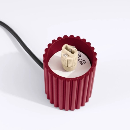 Lámpara de mesa Mido Burdeos