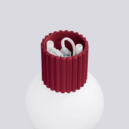 Aplique de pared Mido Burdeos