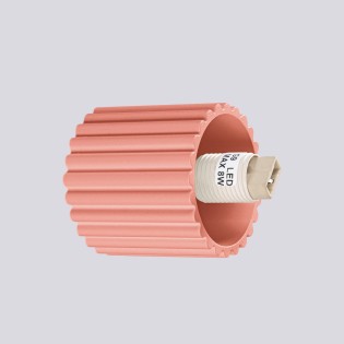 Aplique de pared Mido Rosa