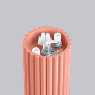 Foco de superficie Mido Rosa IP44