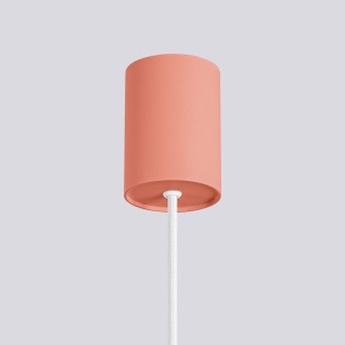 Lámpara colgante Mido Rosa, 1 luz