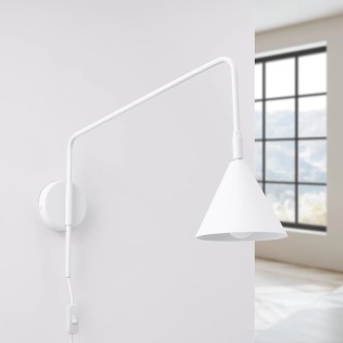 Aplique de pared Naon blanco