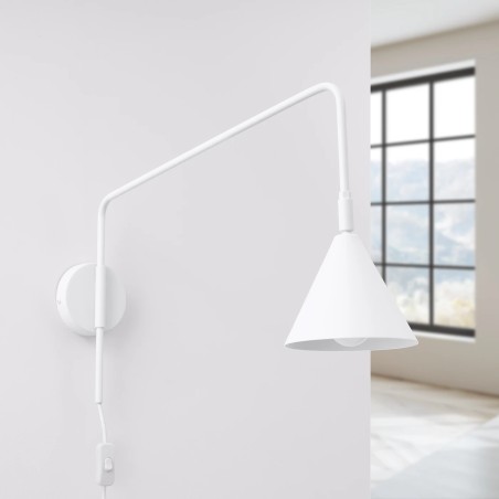 Aplique de pared Naon blanco