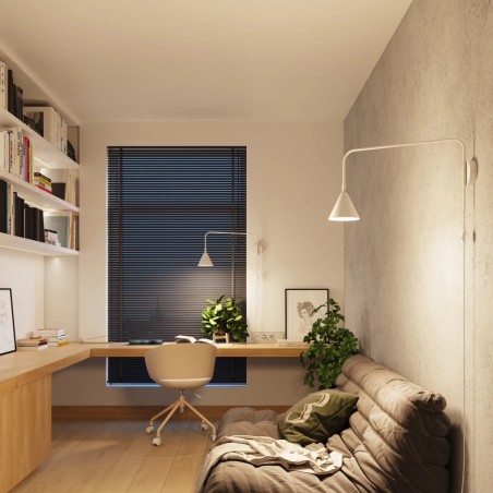 Aplique de pared Naon blanco