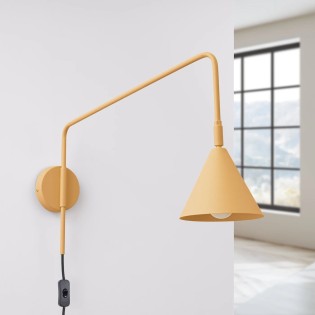 Aplique de pared Naon dorado