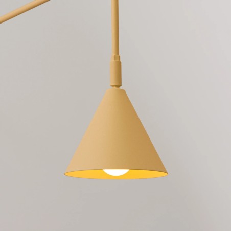 Aplique de pared Naon dorado