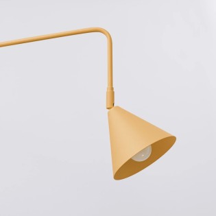 Aplique de pared Naon dorado