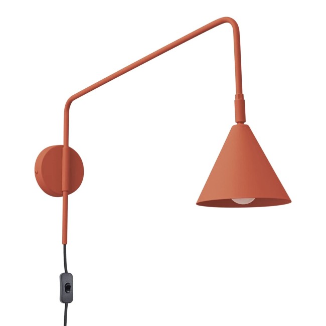 Aplique de pared Naon rojo