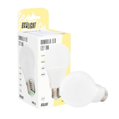 Bombilla Led E27 9W  758Lm 3000ºK 40.000H
