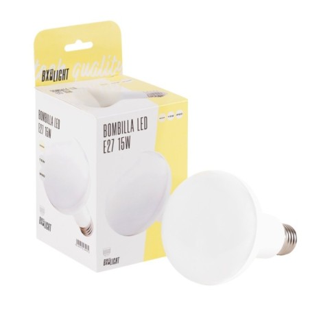 Bombilla LED E27 15W 1.200Lm 6000ºK R90 40.000H