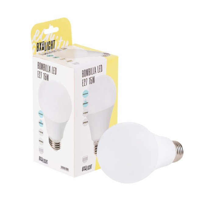 Bombilla LED E27 15W  1250Lm 4200ºK A60 40.000H