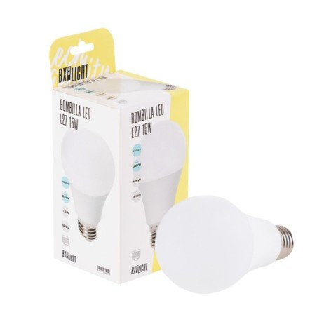 Bombilla LED E27 15W  1250Lm 4200ºK A60 40.000H