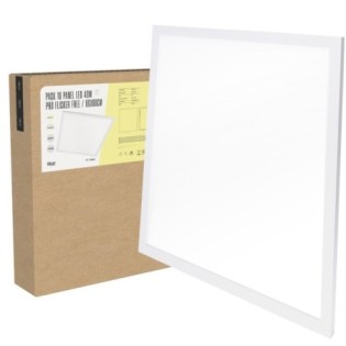 Pack 10 Panel LED 40W 4,000 Lm 6500ºK 60x60Cm PRO Flicker Free 60.000H