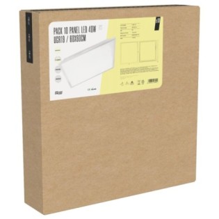 Pack 10 Panel Led  - Modular 600x600 40W 6000 K