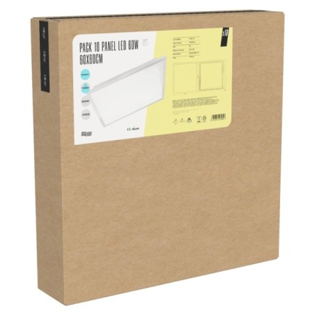 Pack 10 Panel Led - Modular 600x600 60W 6000 K