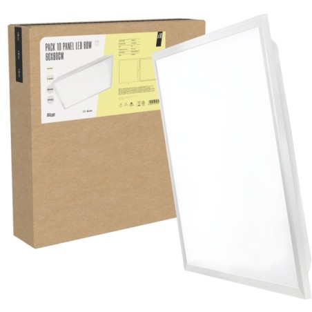 Pack 10 Panel Led  - Modular 600x600 60W 4000 K
