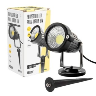 Foco LED Jardines 5W  421Lm 3000ºK Pincho 40.000H