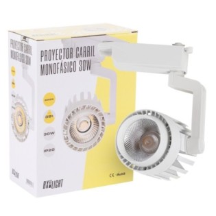 Foco de Carril LED 30W 2.600Lm 6000ºK Faith Monofasico 40.000H