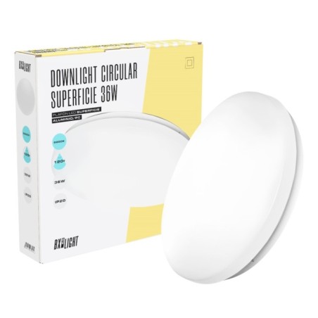 Plafón LED 36W 4320Lm 6000ºK Circular 40.000H