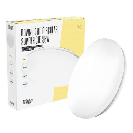 Plafón LED 36W 4320Lm 6000ºK Circular 40.000H