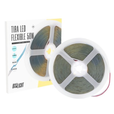 Tiras de Led Flexible 50W IP20 6000 K 12 VDC  5 m