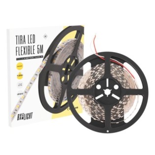 Tira LED 300 x SMD5050 14,4W/M 24VDC IP20 5M x 5M-Blanco Frío