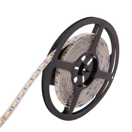 Tira LED 300 x SMD5050 14,4W/M 24VDC IP20 5M x 5M Blanco Natural