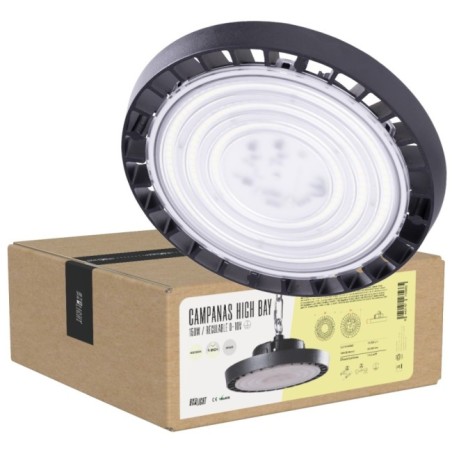 Campanas High Bay Led -  Grandes Alturas 150W IP65 6000 k 120º