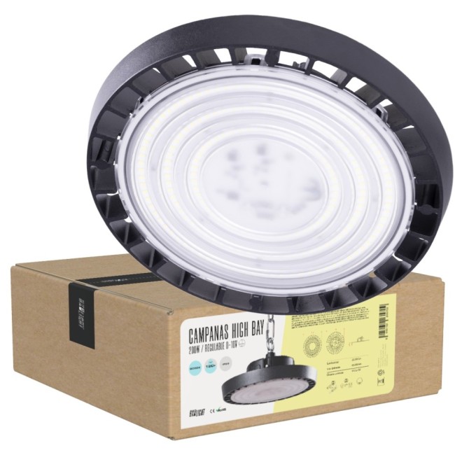 Campanas High Bay Led -  Grandes Alturas 200W IP65 4000 k 120º