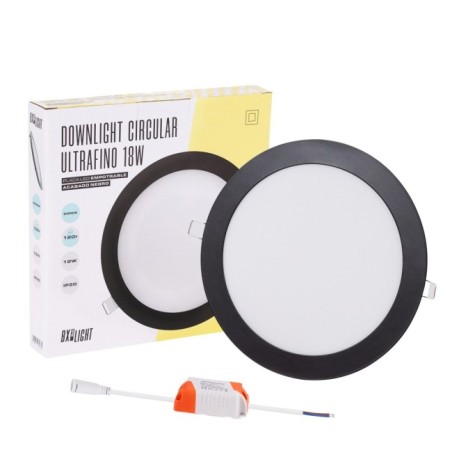 Placa LED 18W 1.380Lm 6000ºK Circular 40.000H