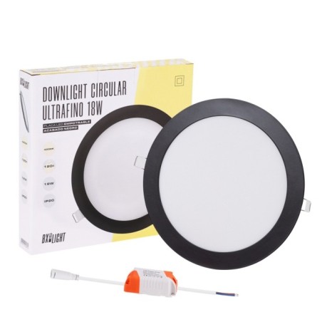 Placa LED 18W 1.380Lm 6000ºK Circular 40.000H