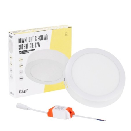 Plafón LED 12W 870Lm 3000ºK Circular 40.000H