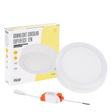 Plafón LED 12W 870Lm 3000ºK Circular 40.000H