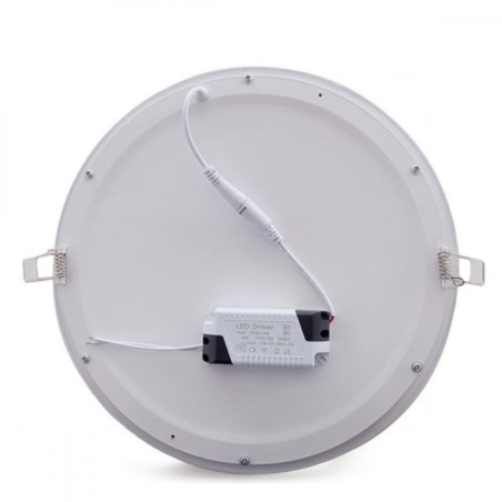 Placa LED 25W 2.000Lm 6000ºK Circular 40.000H