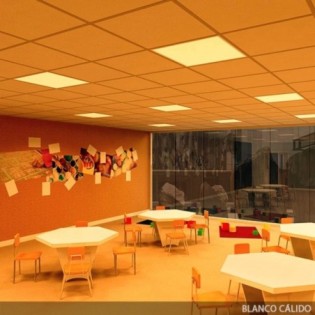 Panel LED Superslim 36W 3.623Lm 6000ºK 60x60Cm UGR19 Marco Blanco 40.000H