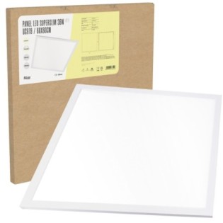 Panel LED Superslim 36W 3.623Lm 6000ºK 60x60Cm UGR19 Marco Blanco 40.000H