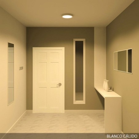 Plafón LED  24W 1900Lm  4200ºK Circular 40.000H